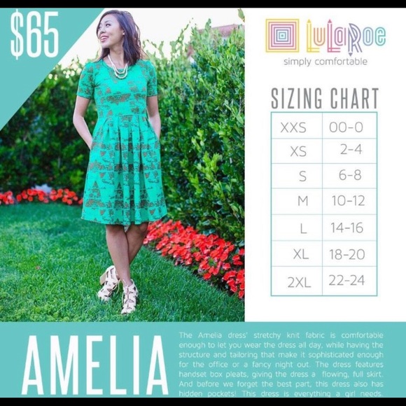 NWT Elegant Lularoe Amelia - Picture 5 of 5